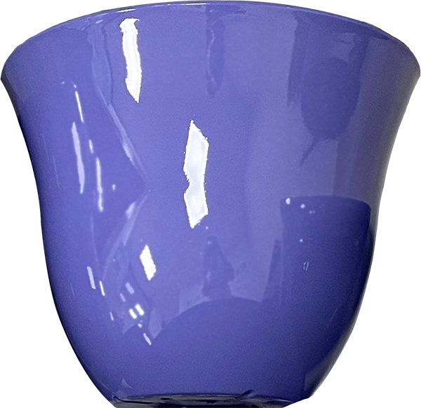 13 x 10.5” Periwinkle Gloss - 12 per case - Decorative Planters